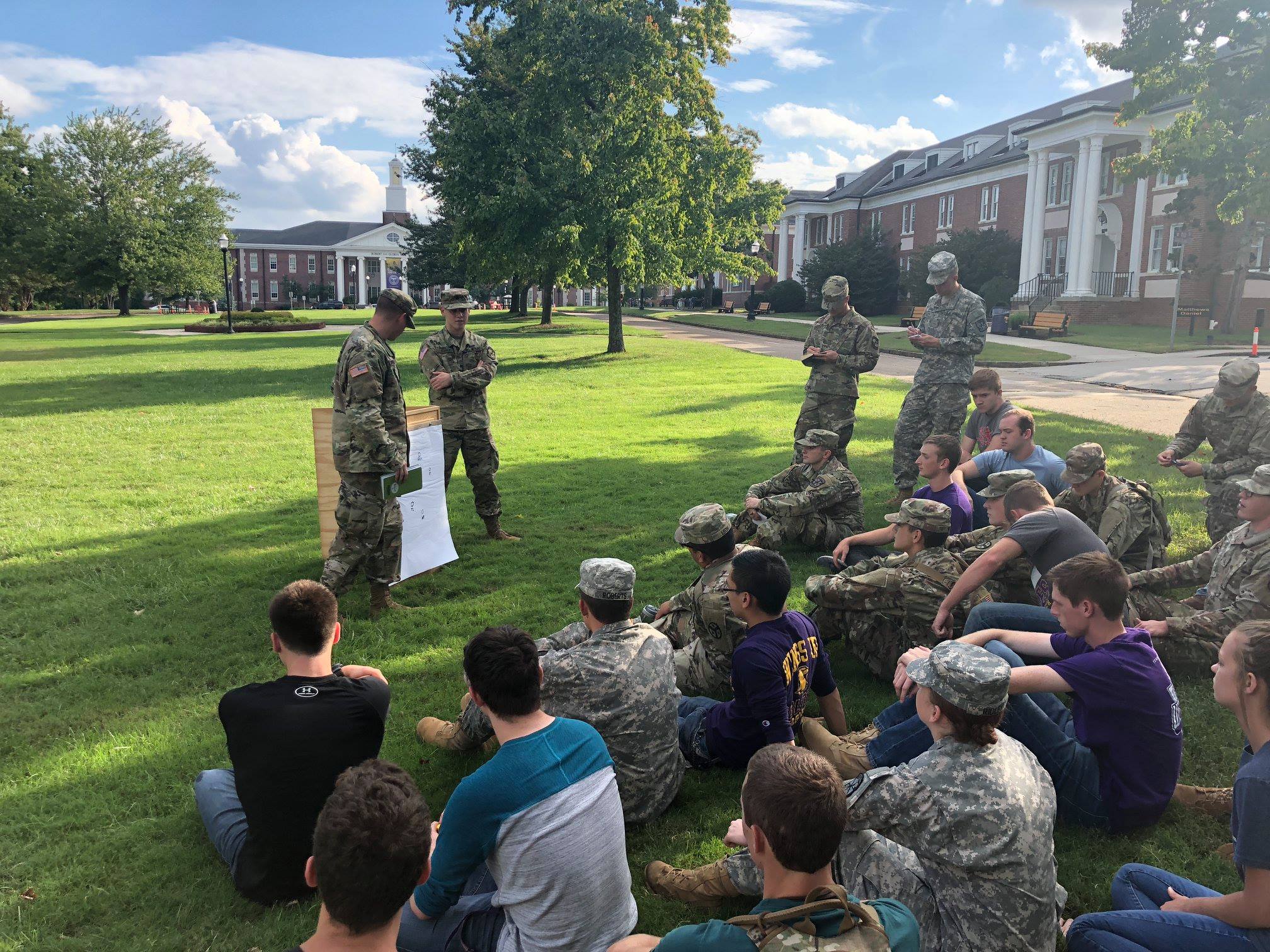 ROTC Lab on the Quad