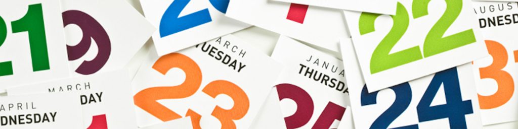 calendar banner