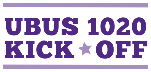 UBUS 1020 Kickoff Logo