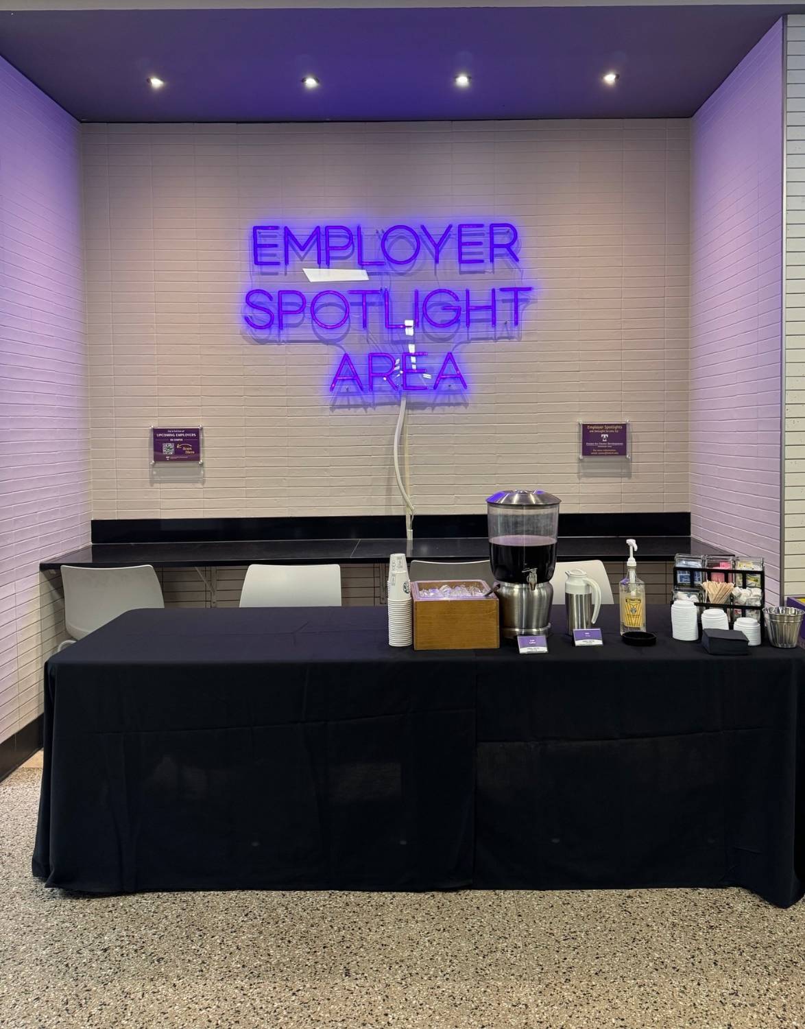 Careers n' Coffee Setup