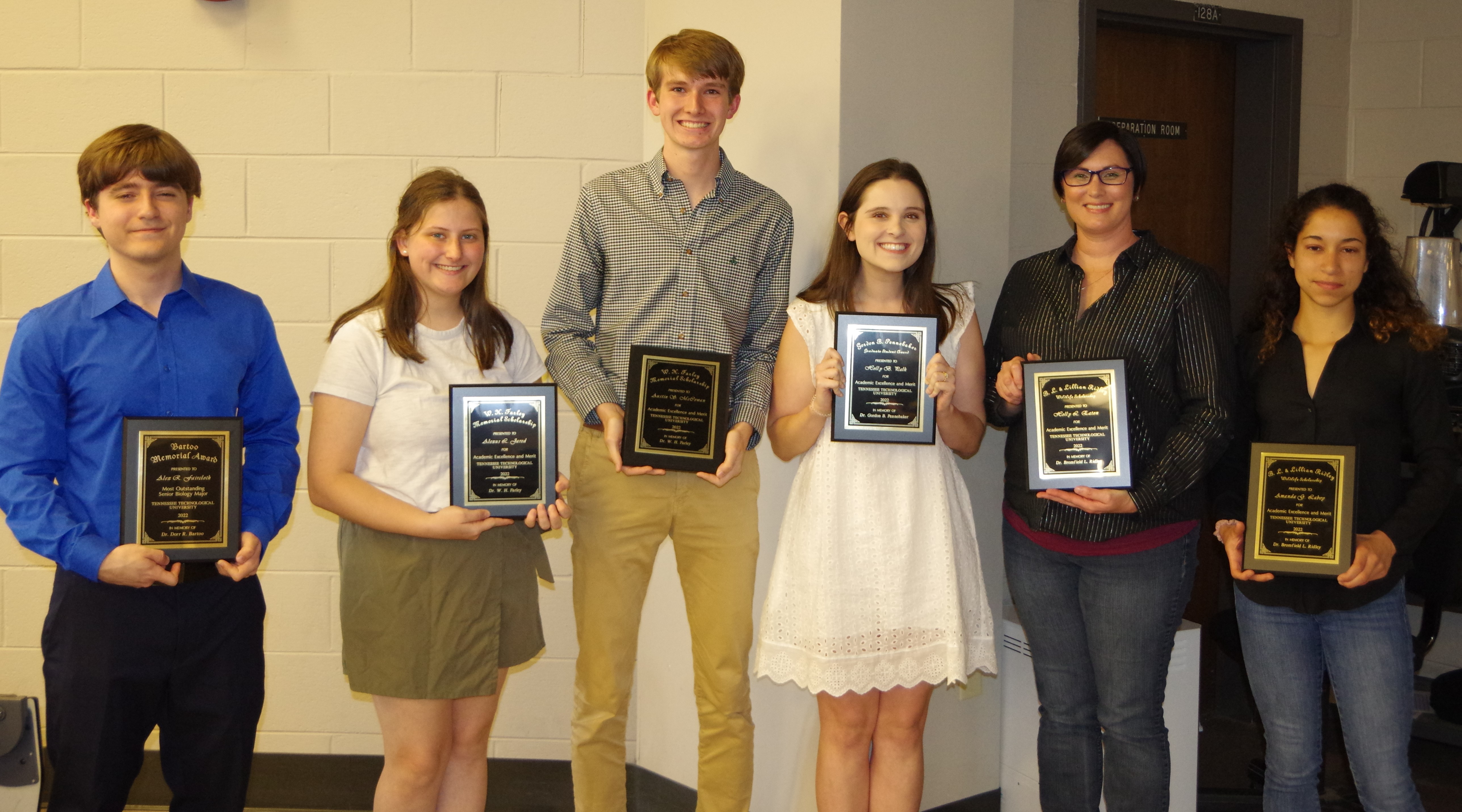 Alex Faircloth, Alexus Jared and Austin McCowan, Holly Palk, Holly Eaton and Amanda Laboy.