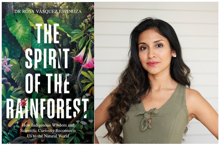 Dr. Rosa Vazquez Espinoza and her book