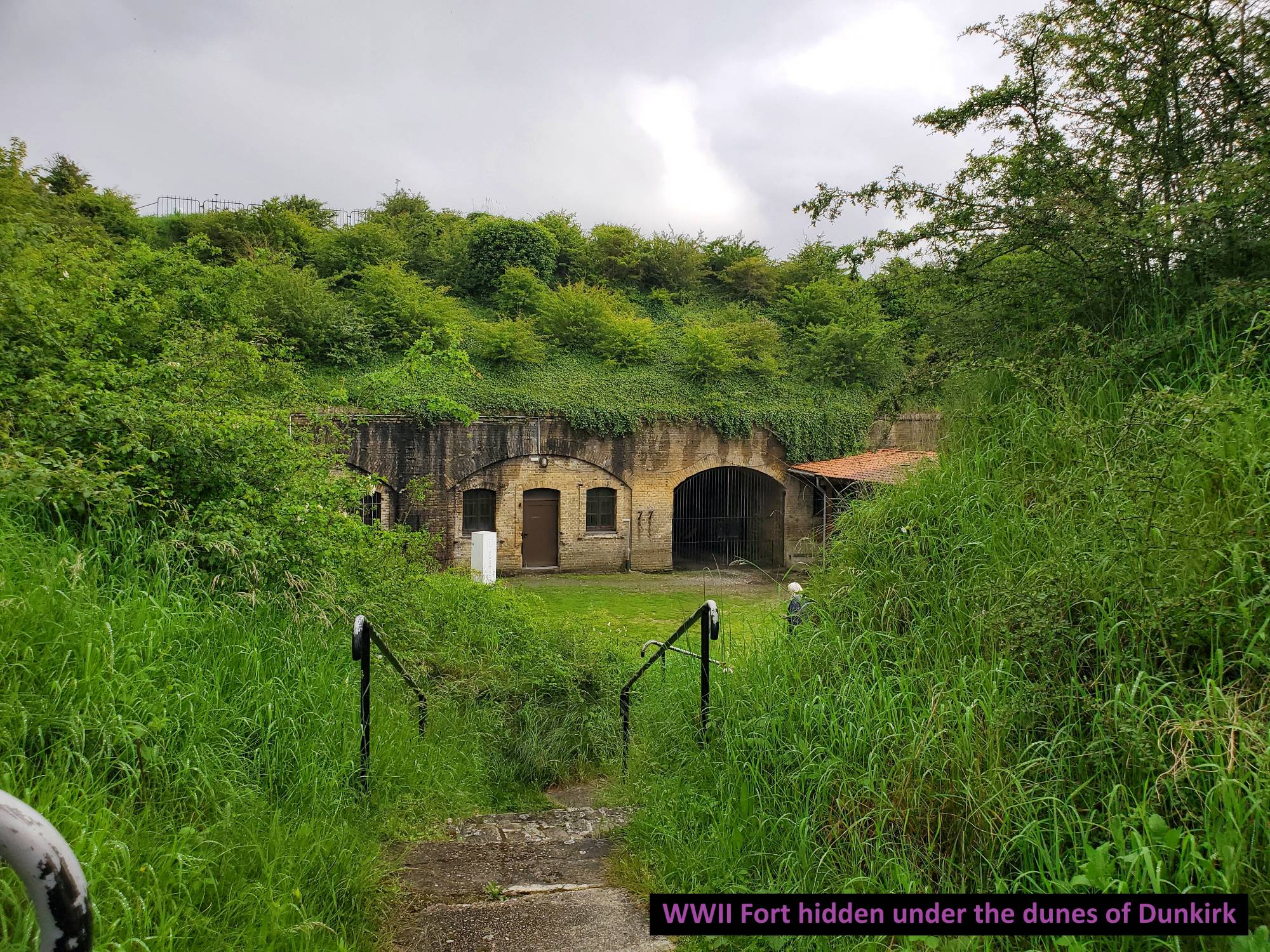 WWII fort hidden under the dunes of Dunkirk