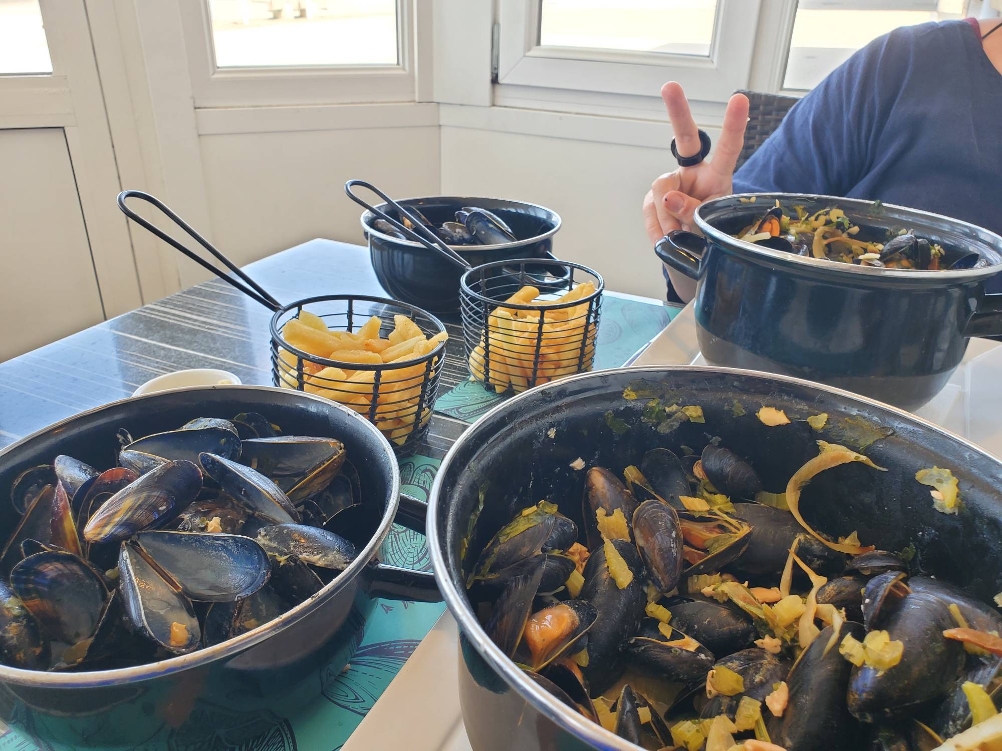 a fresh seafood dish