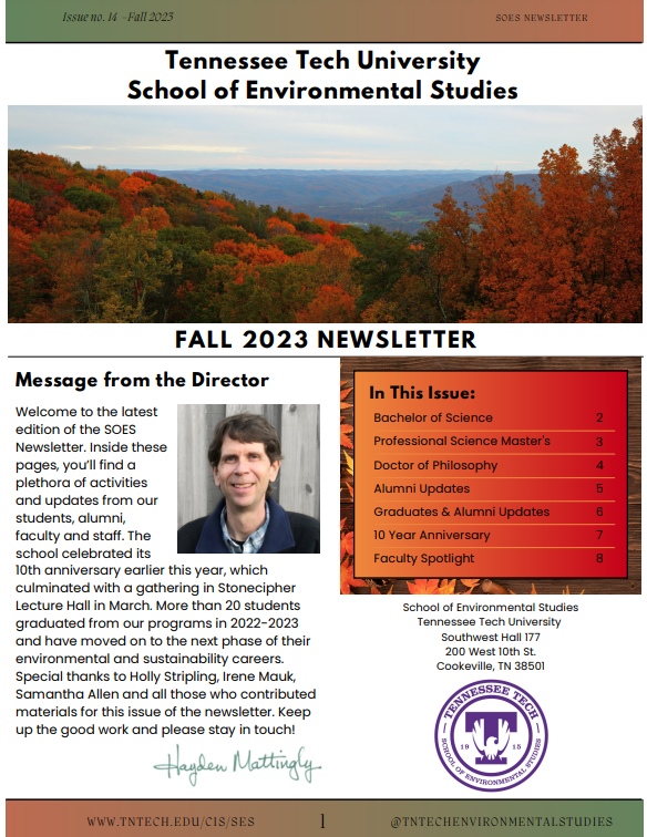 SOES Fall 2023 Newsletter