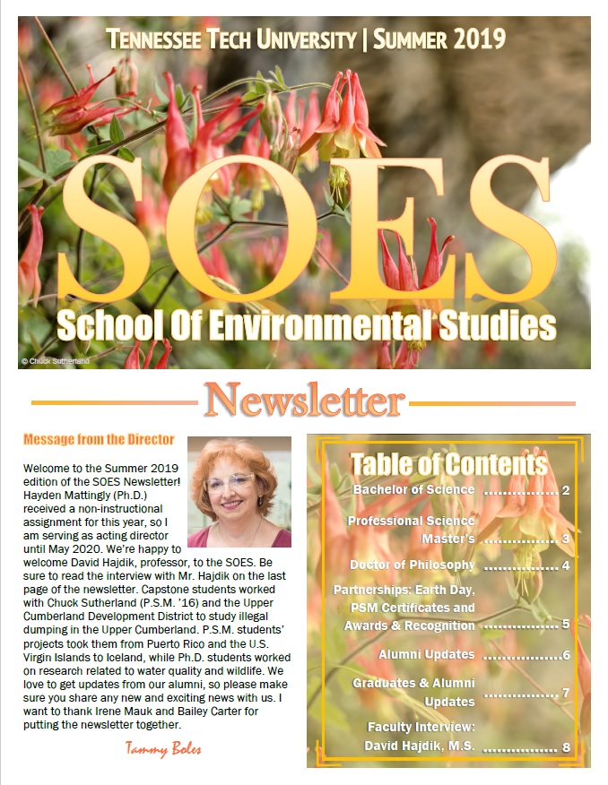 Summer 2019 Newsletter