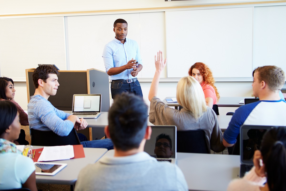 Classroom stock photo.