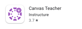 Image of Canvas Teacher Mobile App