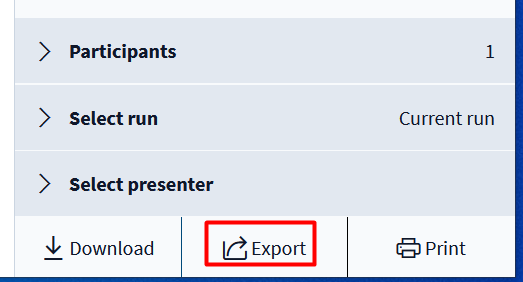 Select Export