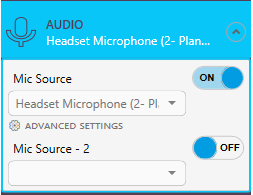 Audio options