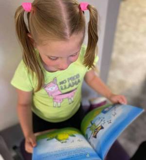 Little Girl Reading