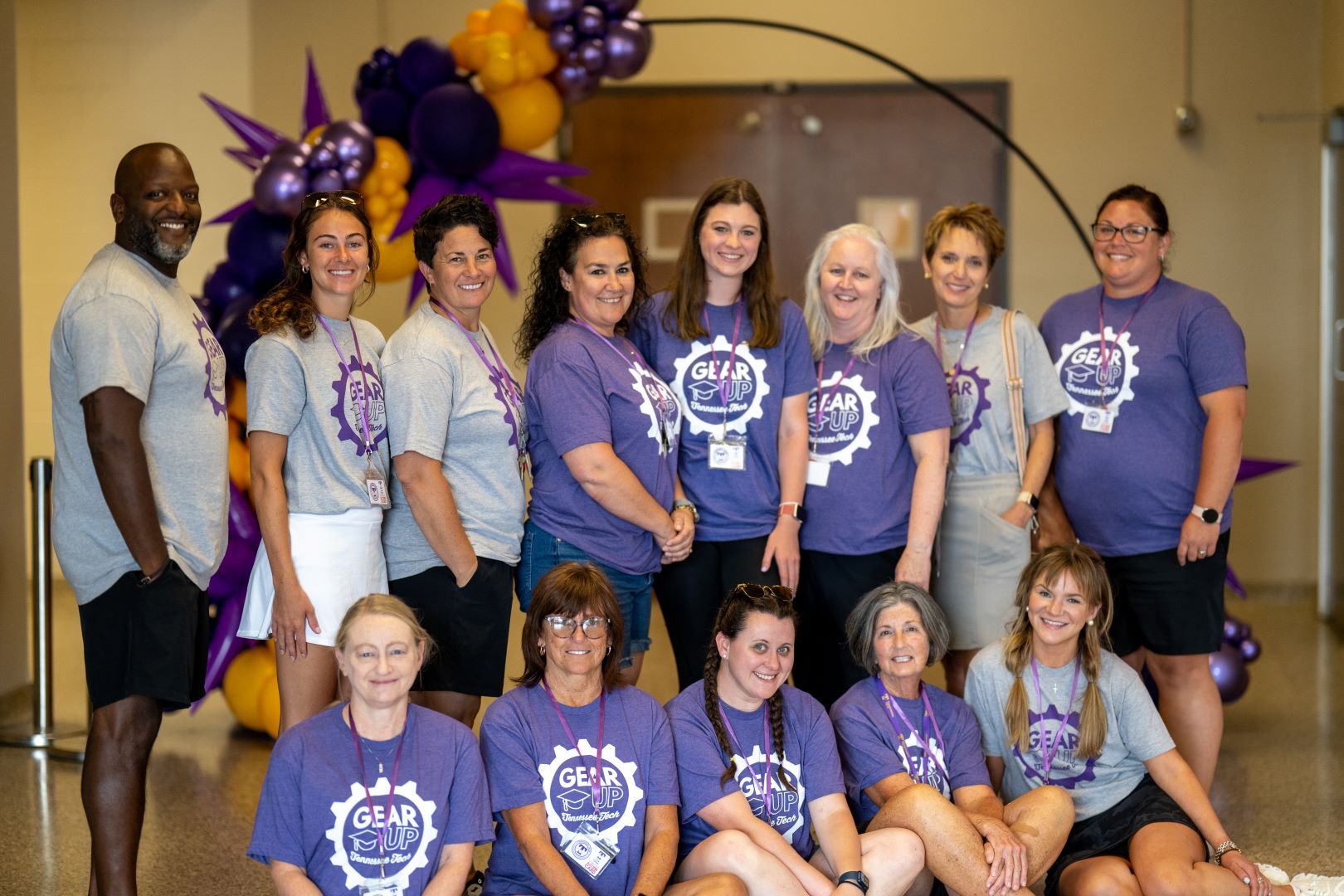 group of workers for the gearup summer camp