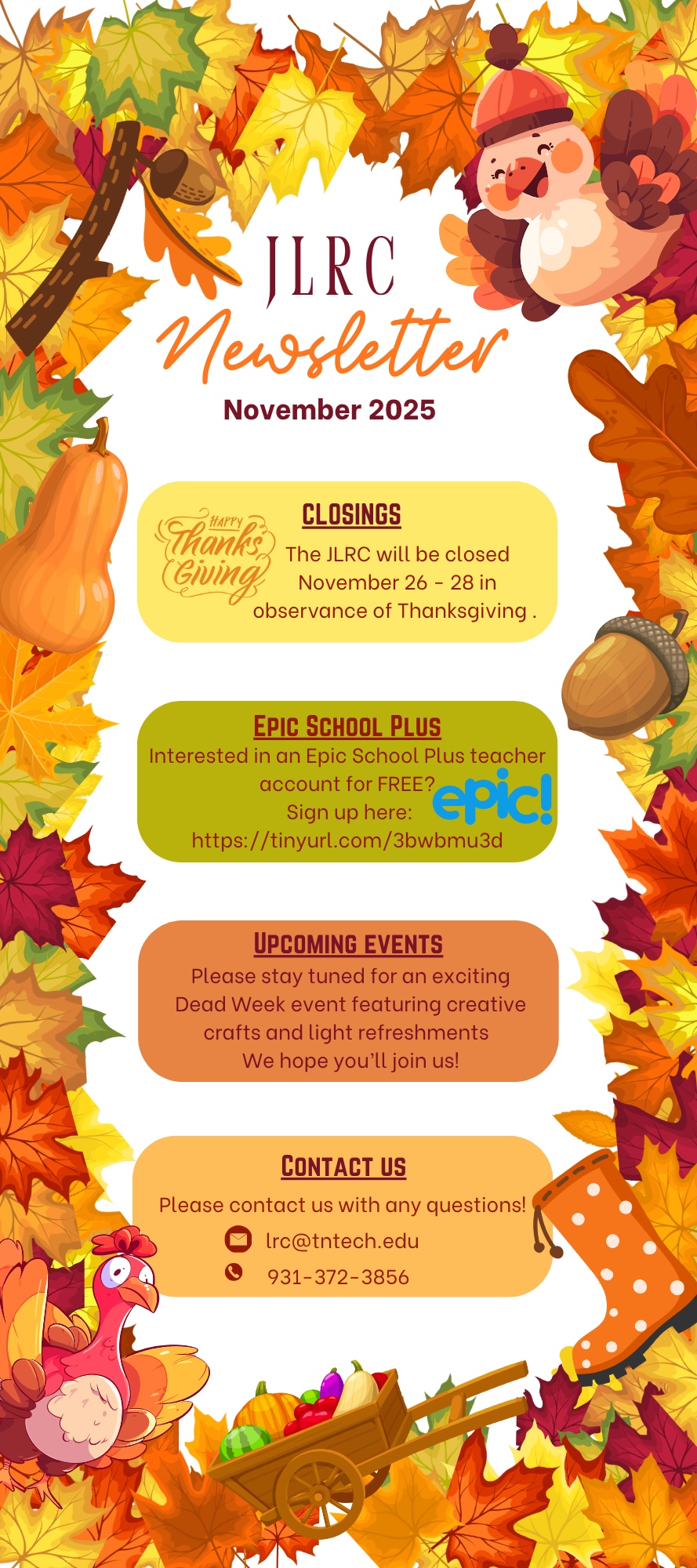 November 2025 newsletter