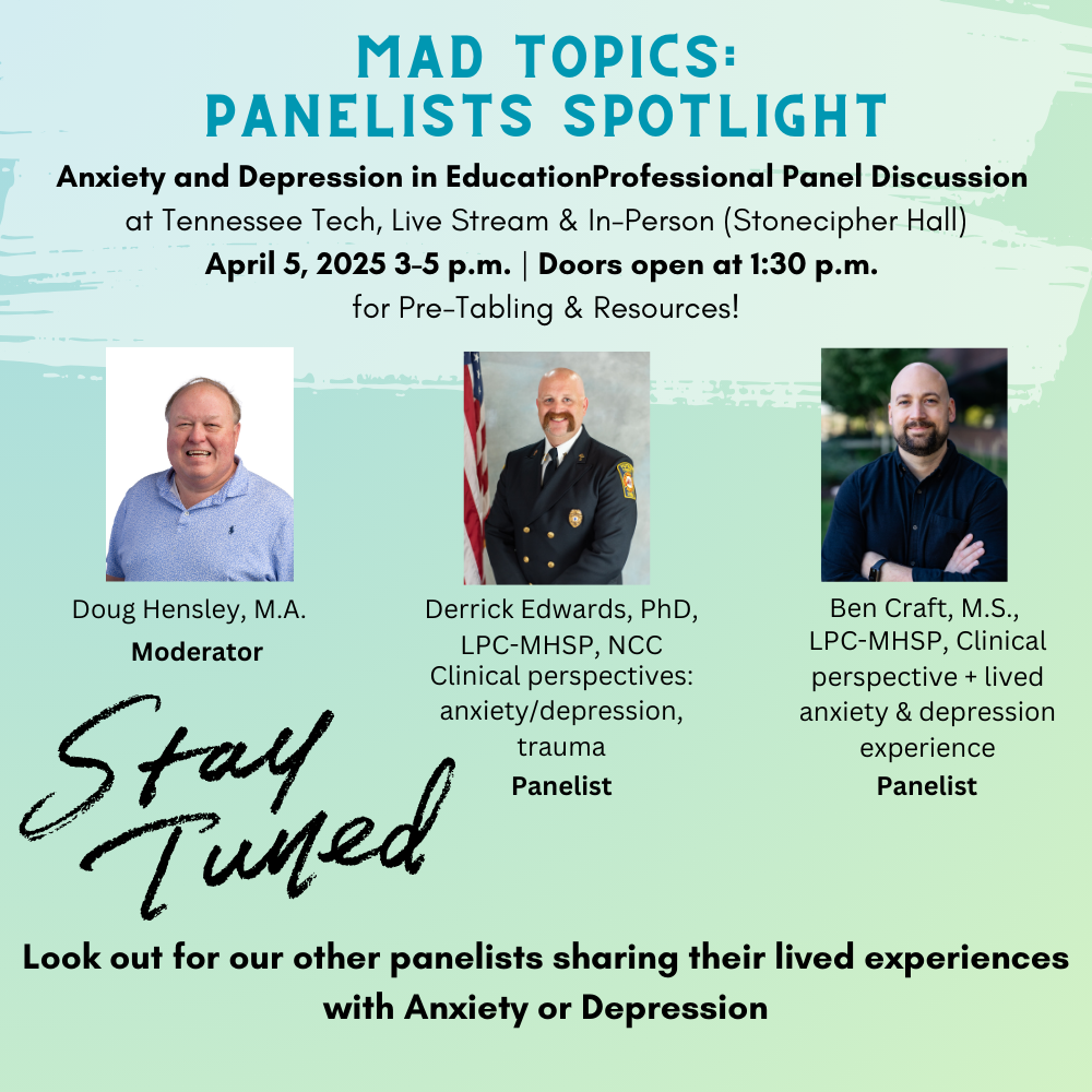 Event Flyer: “MAD TOPICS: Panelists Spotlight”
