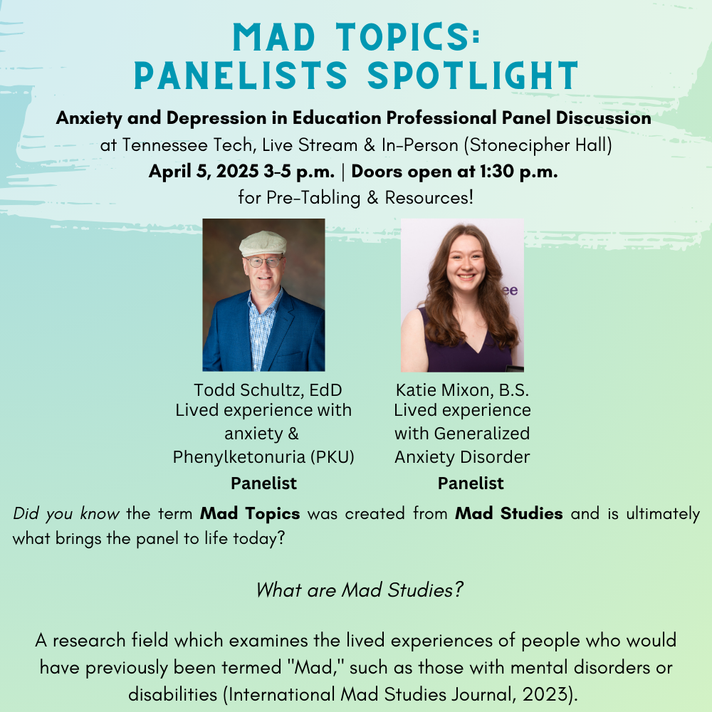 Event Flyer: “MAD TOPICS: Panelists Spotlight (Part 2)”