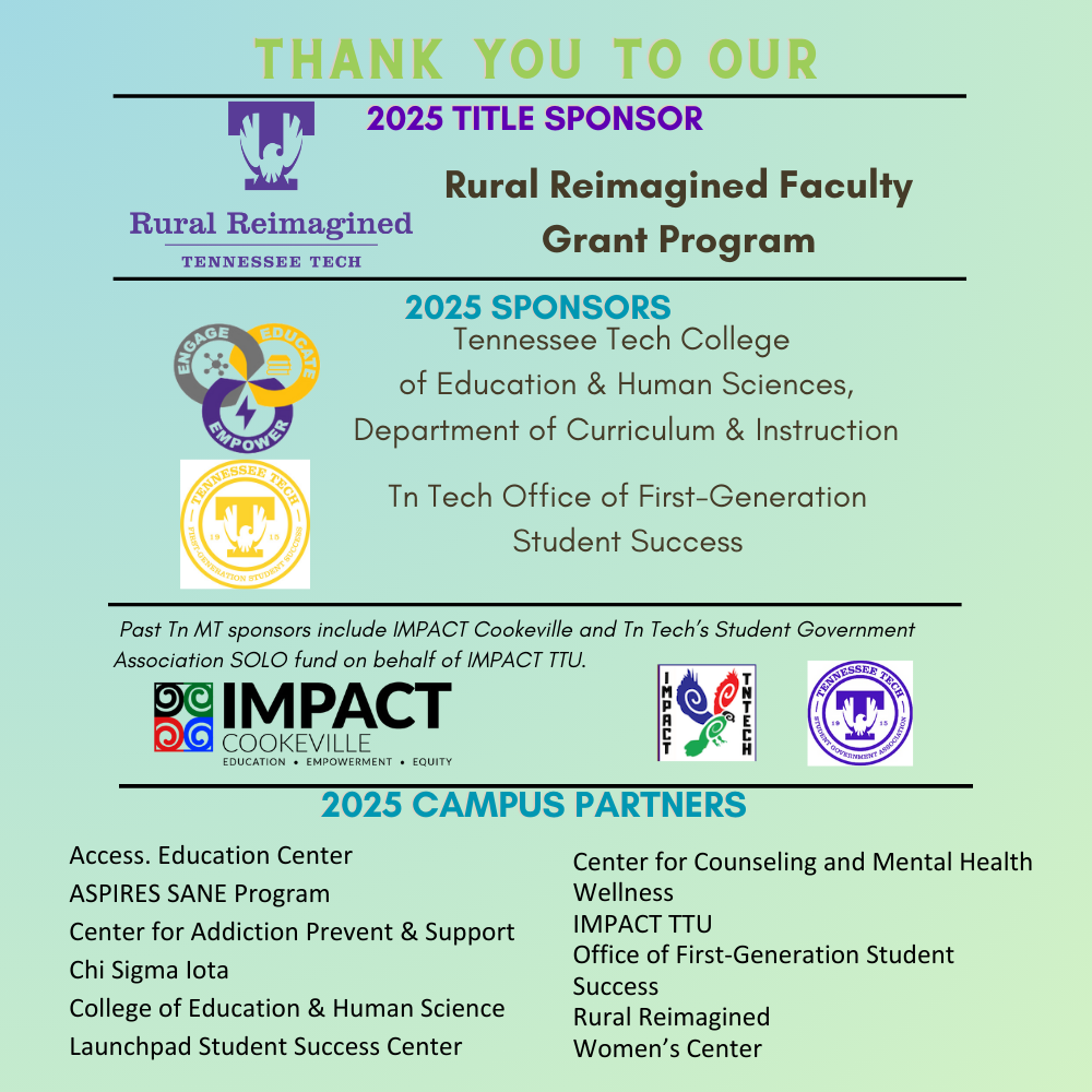 Event Flyer: “Thank You to Our 2025 Sponsors and Campus Partners”