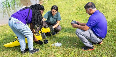 Research at AIEB Pond