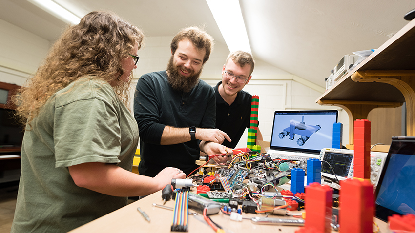 Graduate Students in the Lab