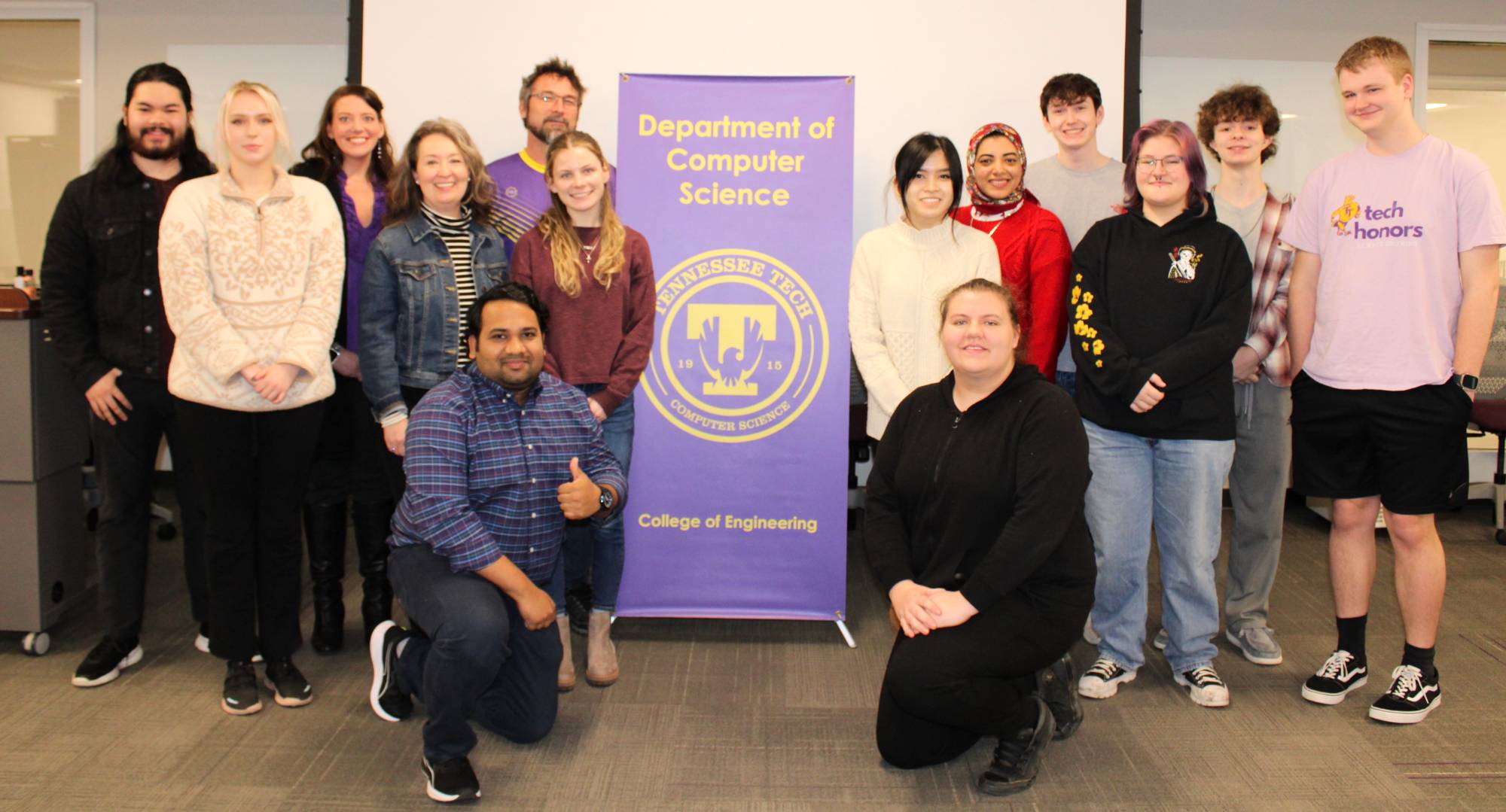 Group of faculty and students in Computer Science