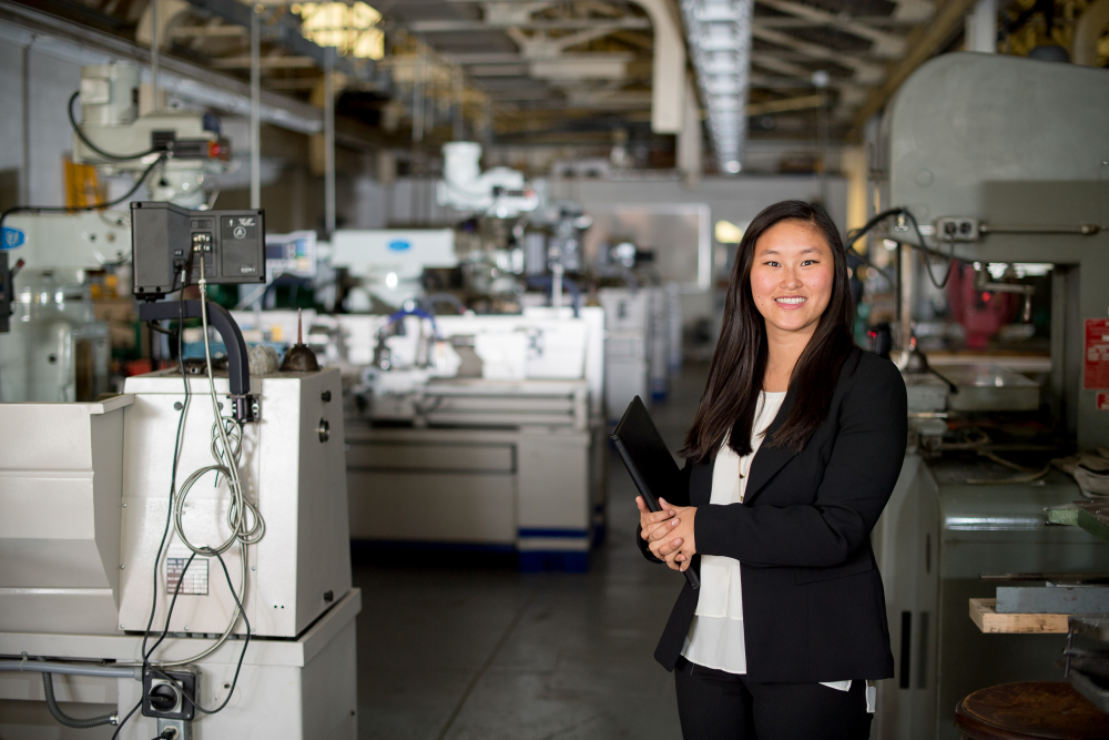 Molly Lydick, Manufacturing and Engineering Technology graduate.