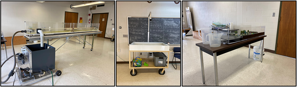 Water Resources and Materials Laboratory equipment