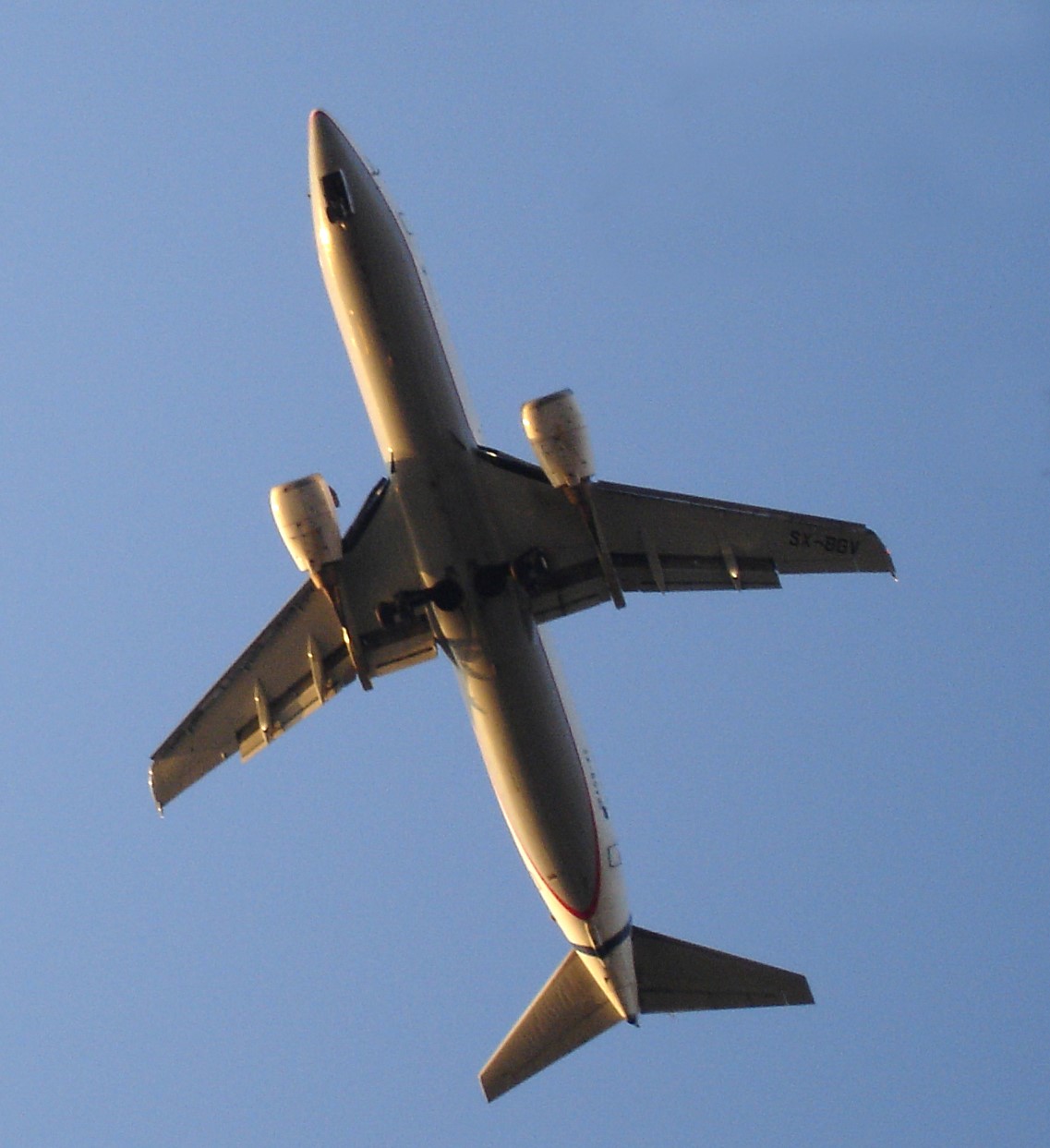 Airplane in flight