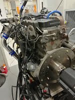 Engine from the Automotive Powertraing and Emissions Control Lab