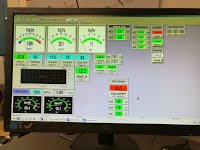 Testing equipment from the Automotive Powertrain and Emissions Control Lab