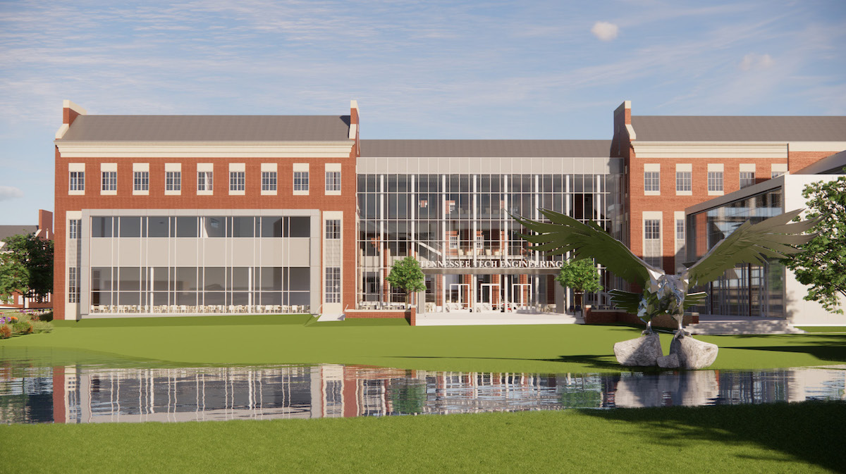 Tech's new engineering building