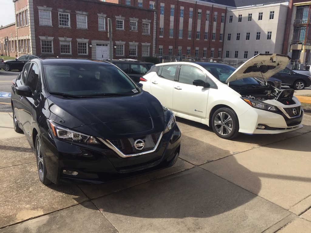 Nissan Leaf used in research