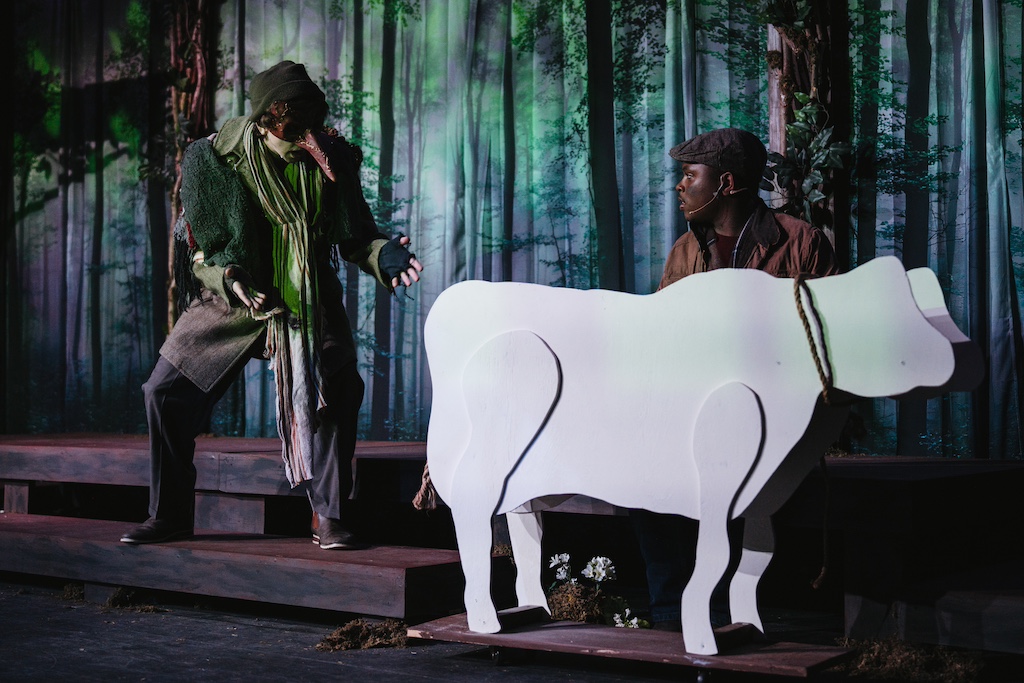 Into the Woods, Mysterious Man, played by Andrew Moyer and Jack in the woods