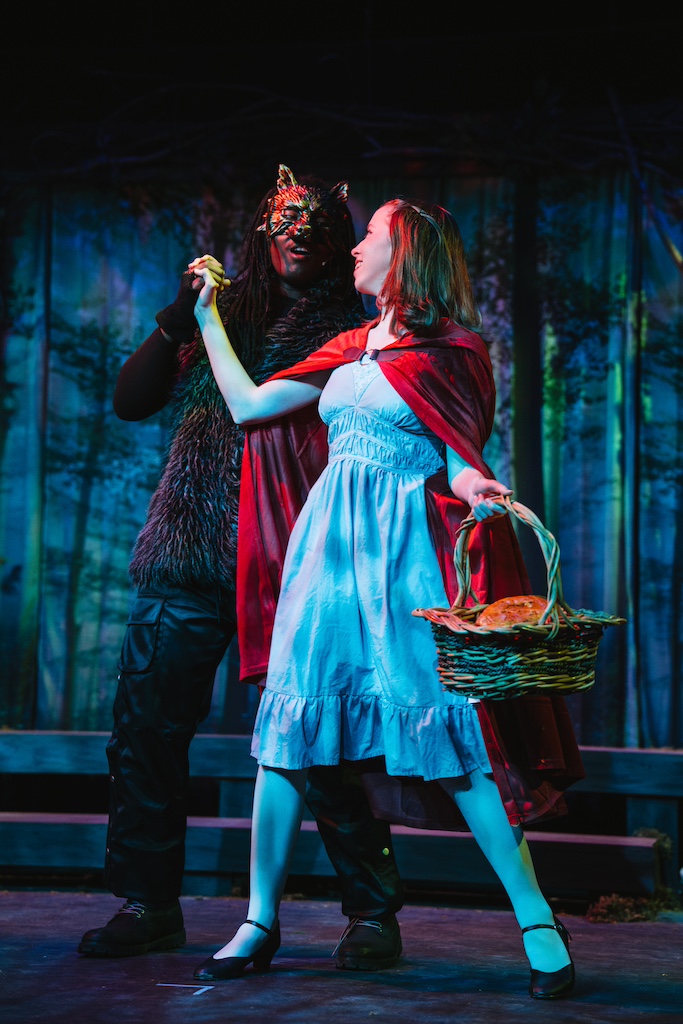 Into the Woods, the Wolf dancing with Little Red Riding Hood