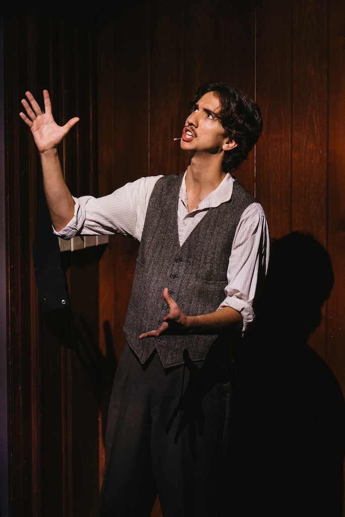 Into the Woods Narrator, played by Andrew Moyer 