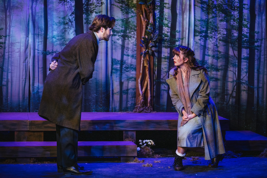 Into the Woods, The Prince and The Baker's Wife meeting in the woods