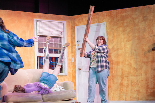 Somebody Nobody play: Sheena and Lolli finding out Beverly is not who she claims to be and Lolli hiitting her with a 2 by 4 board