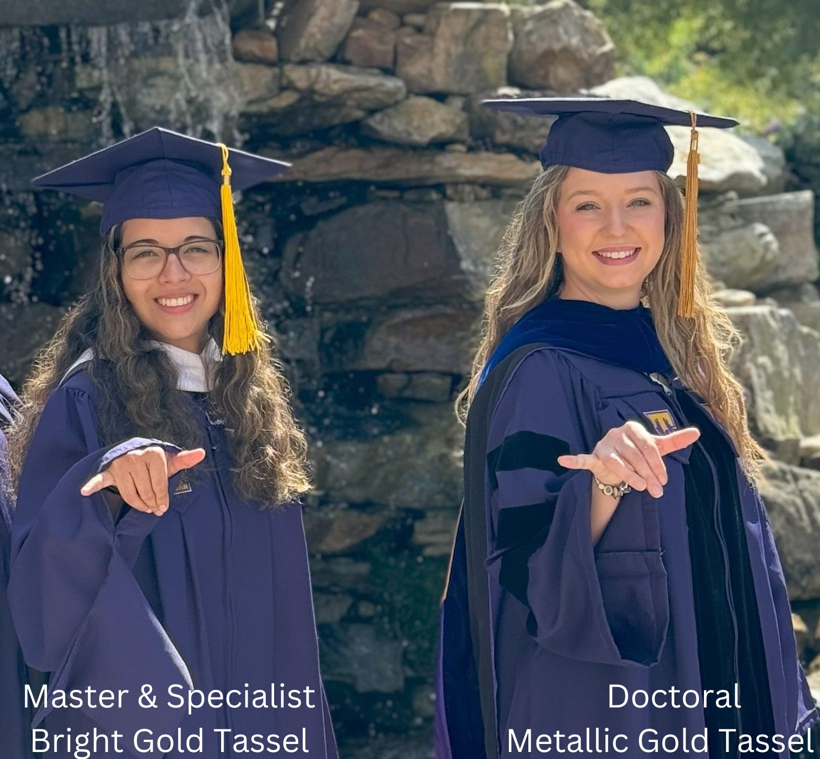 Graduate gowns and tassels Graduate gowns and tassels