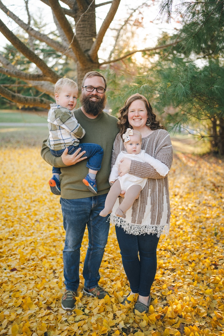 Mason Hale, wife, and children
