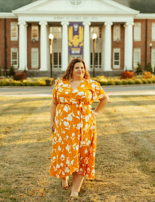 Andrea Kruszka pictured on Tennessee Tech campus