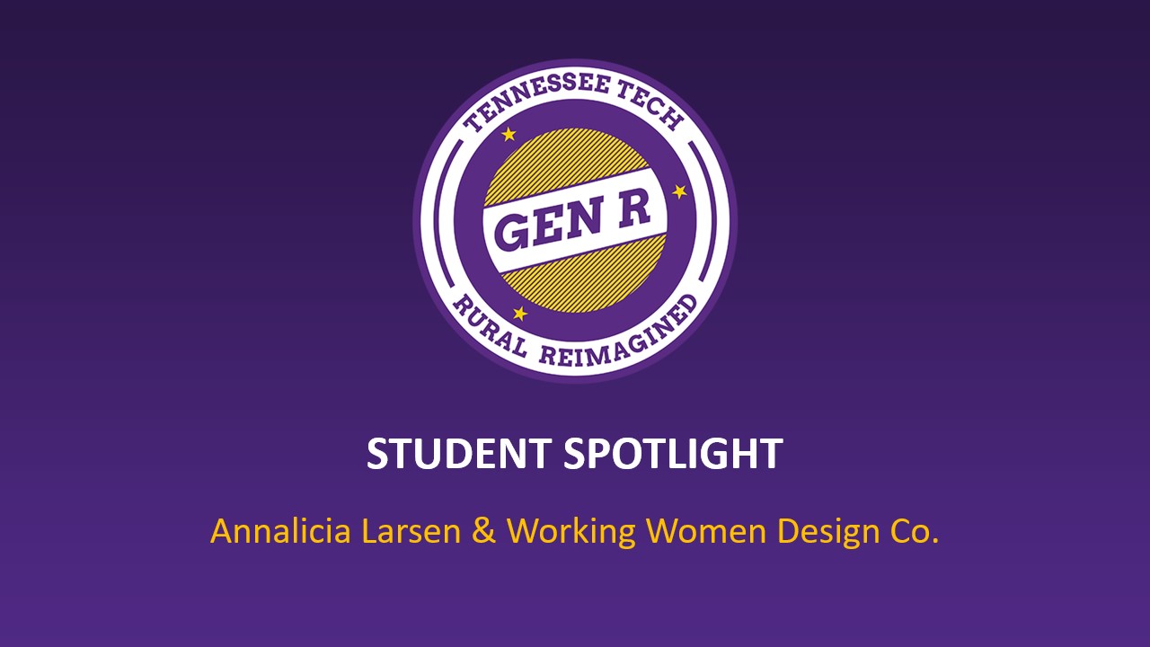 Student spotlight graphic - Annalicia Larsen