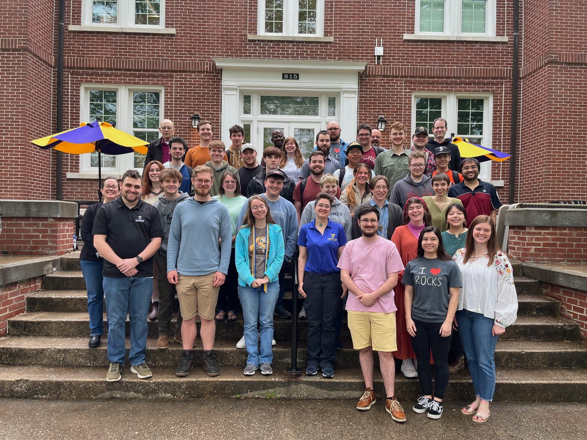 Celebrating another great semester at the 2023 Earth Sciences Spring Picnic, Kittrell Hall. Celebrating another great semester at the 2023 Earth Sciences Spring Picnic, Kittrell Hall.
