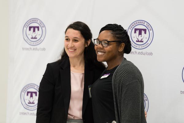 2019 women's conference, two attendees