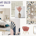 Architecture and Interior Design Project Art Deco Mood Board