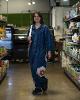 Aly Parks – Patched Jumpsuit and Custom Quilt Bag