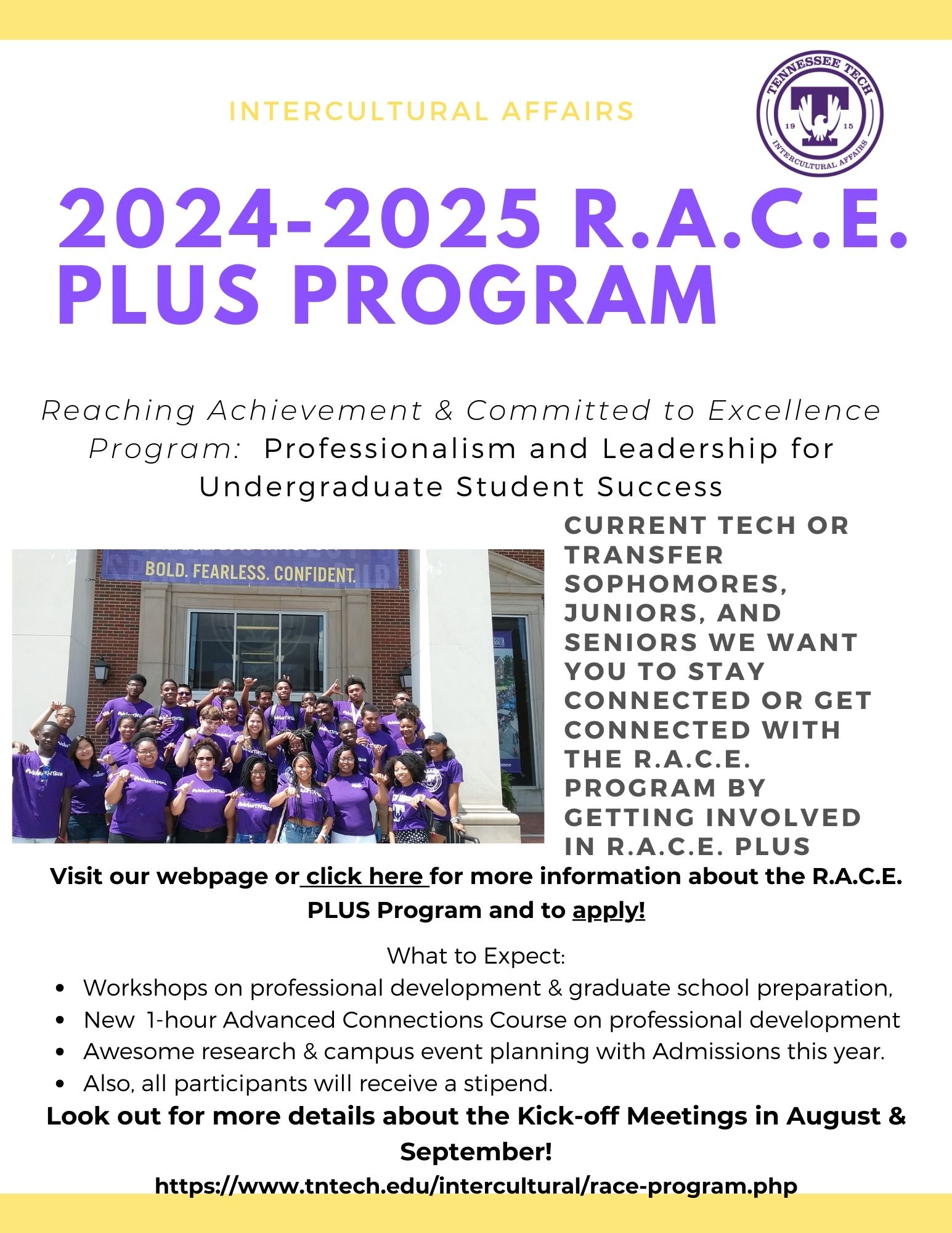 2024-2025 RACE PLUS Flyer