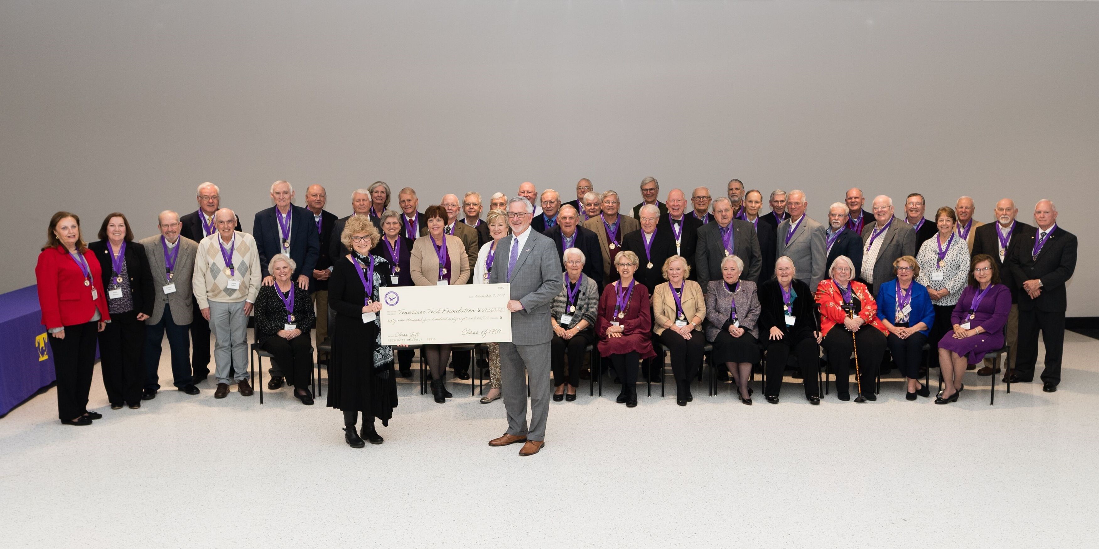 Each year, golden grads come together to support Tech through a class gift and, coincidentally, the 1969 class gift totaled $69,000. 