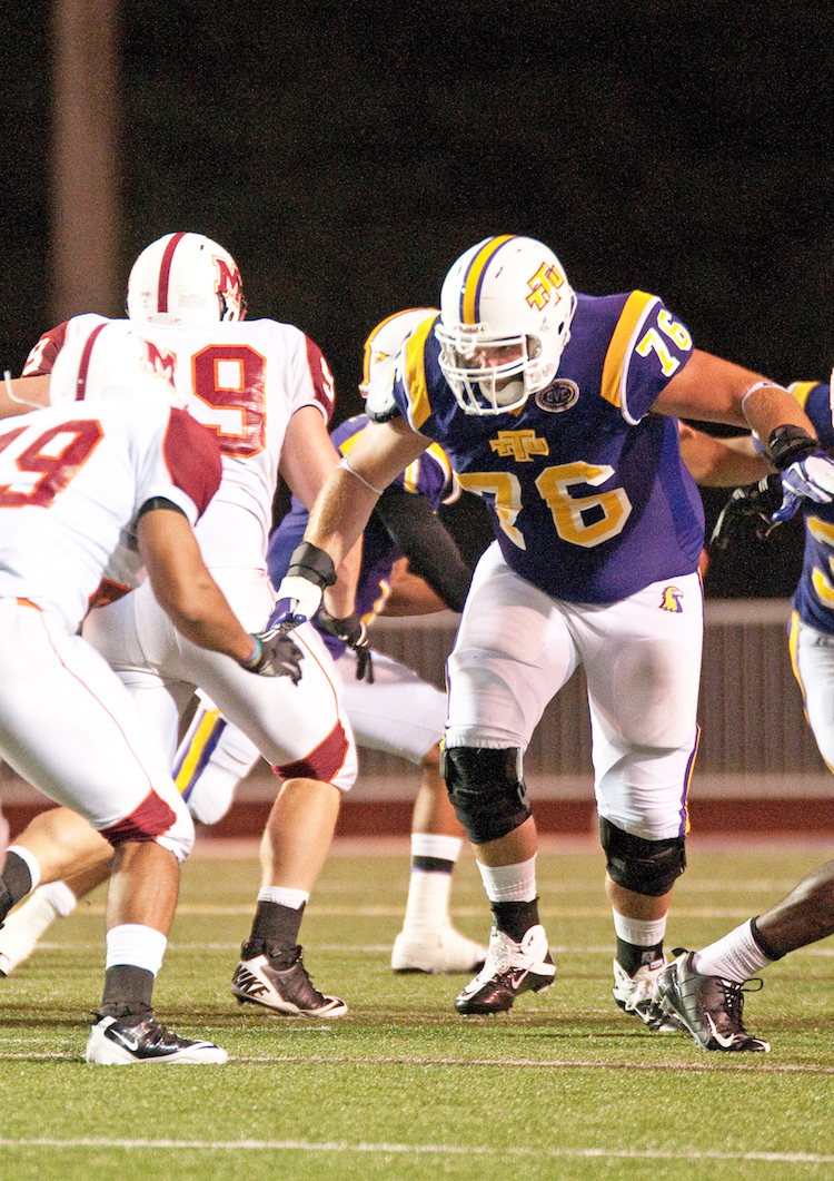 Jake Hoot came to Tech as a walk-on member of the Golden Eagle football team.