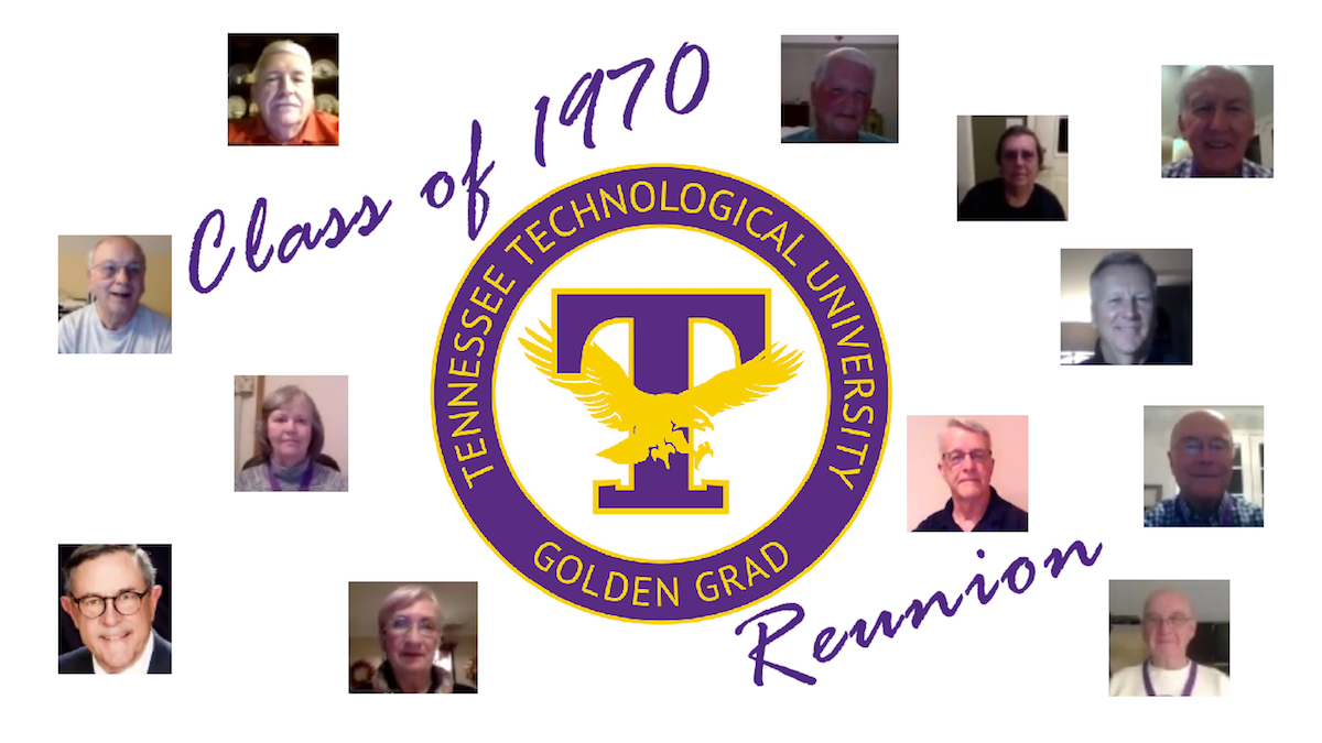 On Nov. 14, Brandon Boyd, director of the Crawford Alumni Center, welcomed the Class of 1970 to their Golden Grad reunion — in their own homes. The reunion, held virtually this year, was originally scheduled to be part of Homecoming weekend.