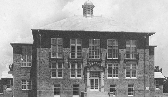 This is one of the vintage Tennessee Tech photos stored in university archives.