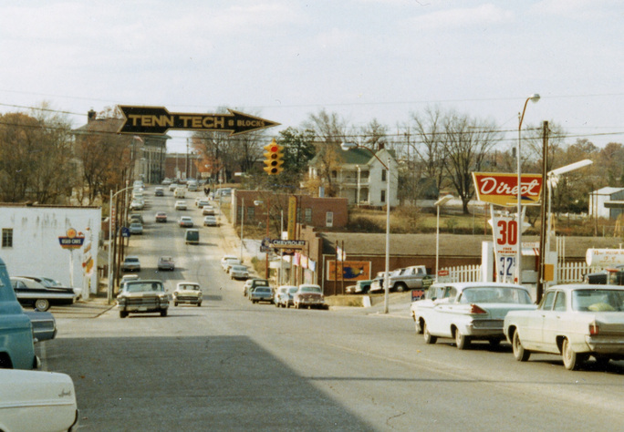 This is one of a few of the vintage Tennessee Tech photos stored in university archives.