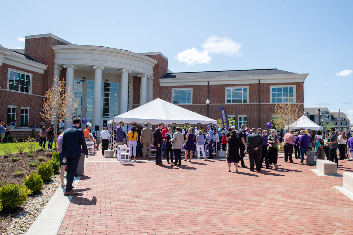 It was a big day for Tennessee Tech as students, faculty, staff, alumni and special dignitaries helped dedicate and celebrate the grand openings of the two biggest buildings on campus — the Laboratory Science Commons and the Marc L. Burnett Student Recreation and Fitness Center.